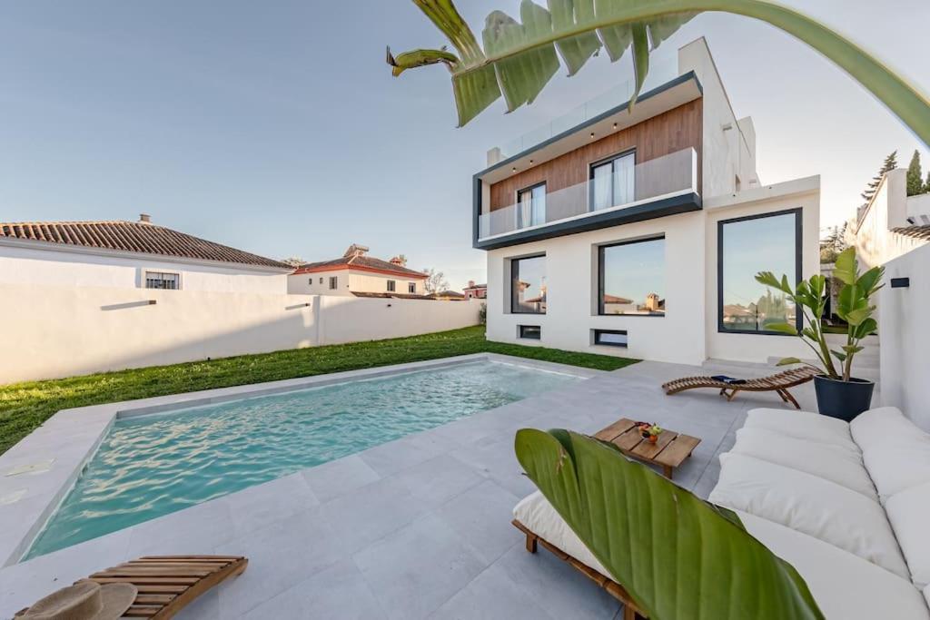 Villa Con Piscina Privada Gelves Kültér fotó